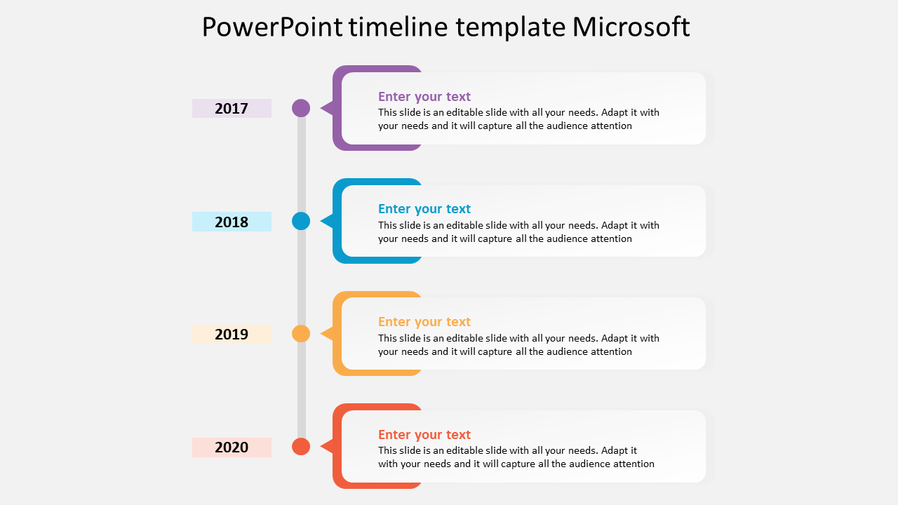 Timeline Template Powerpoint Free Microsoft